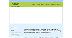 Desktop Screenshot of dzieciecykacik.waw.pl
